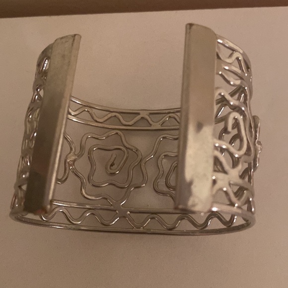 Silver Bracelet with Rhinestones - Picture 3 of 4